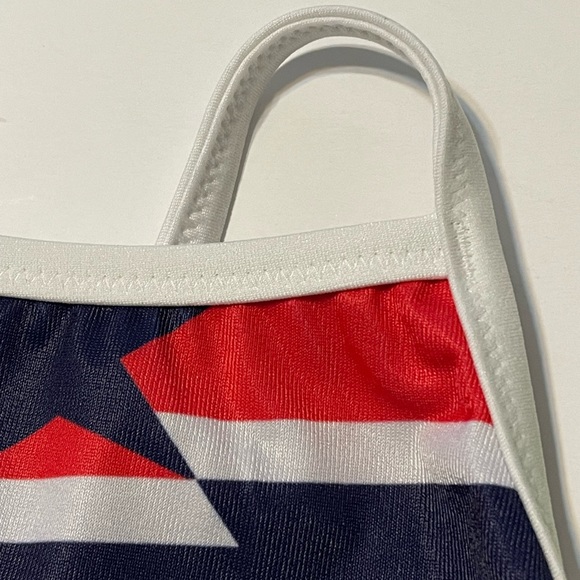 Speedo Red White and Blue Prolt Flyback One Piece Swimsuit Size 24 - Picture 11 of 14